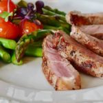 asparagus barbecue cuisine delicious